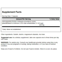 Swanson Ashwagandha Extract 450mg 60 Kapseln